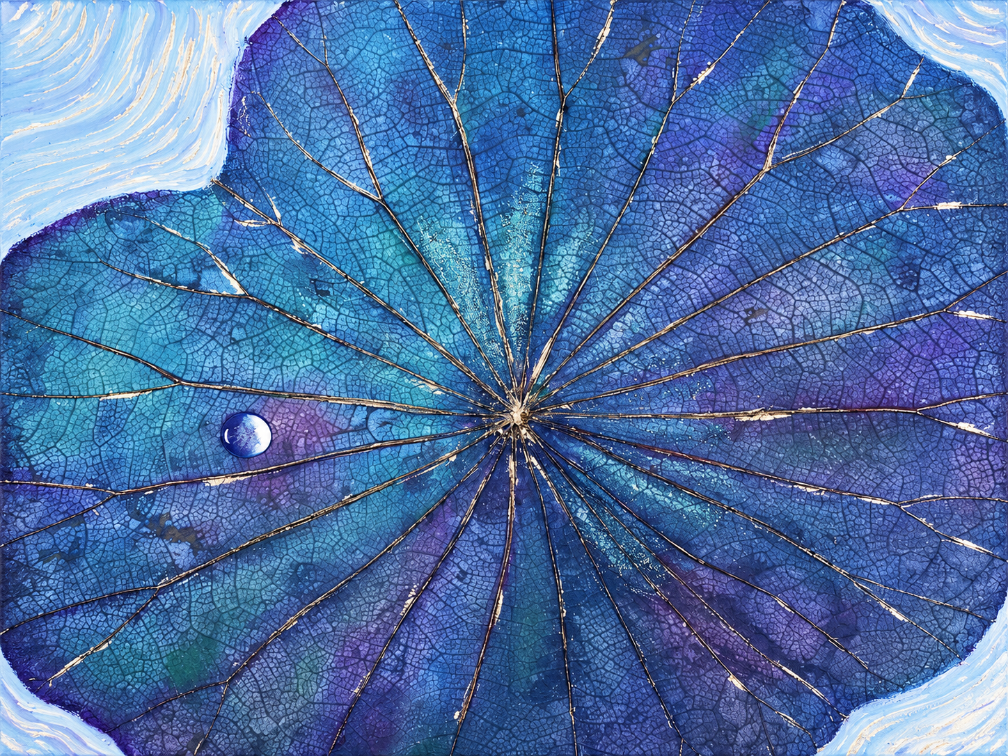 Lotus leaf painting workshop